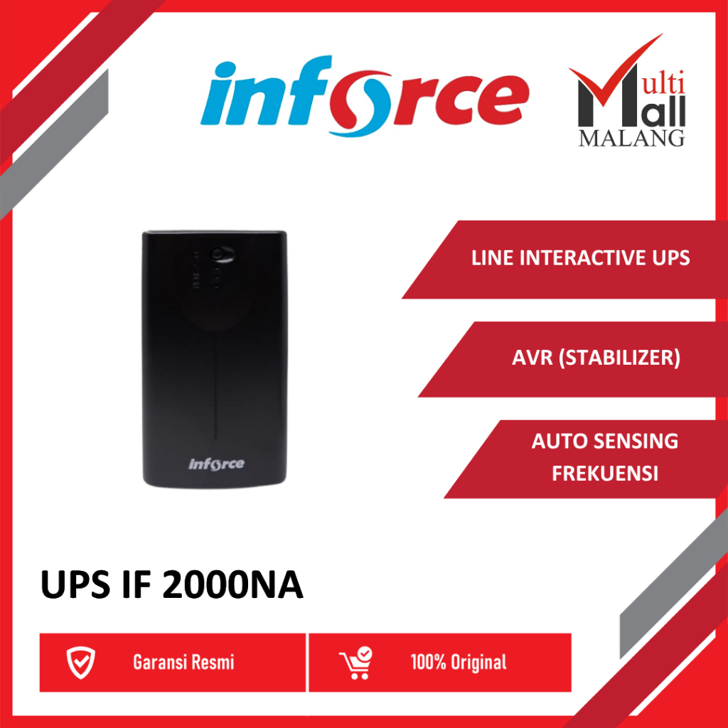 Inforce UPS IF 2000VA 1200watt