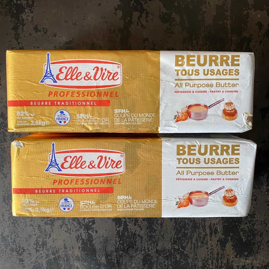 

Elle & Vire Unsalted 2,5KG / Elle Vire / Unsalted Butter /All Purpose Butter