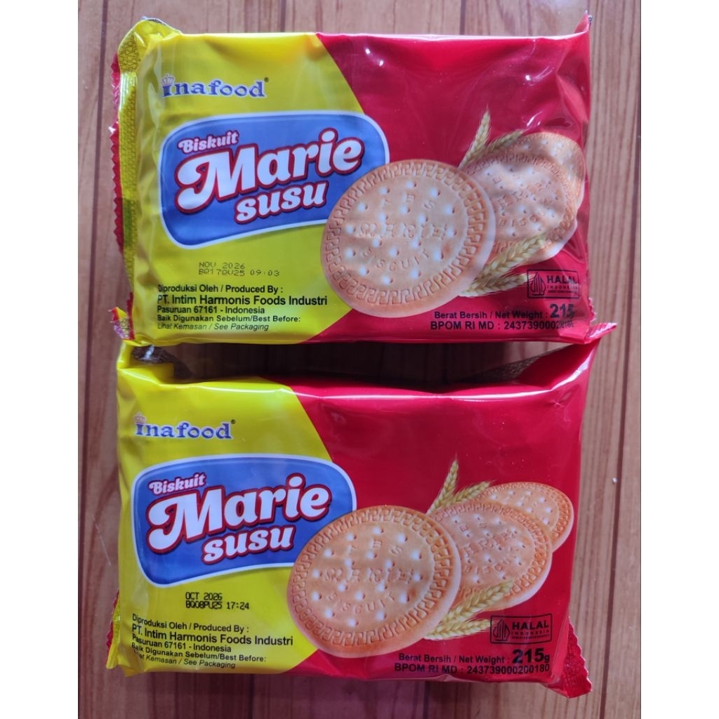 

Biskuit Marie susu 2pcs
