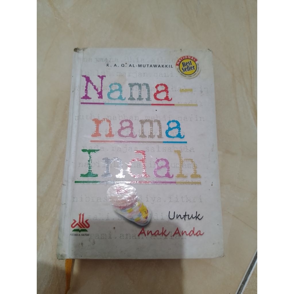 preloved buku nama bayi