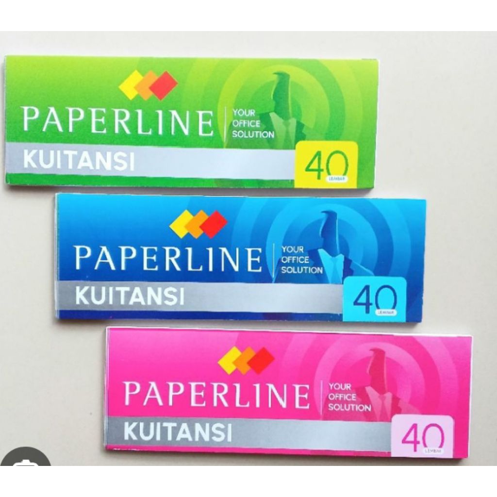 

KWITANSI PAPERLINE Kecil ISI 40 LEMBAR