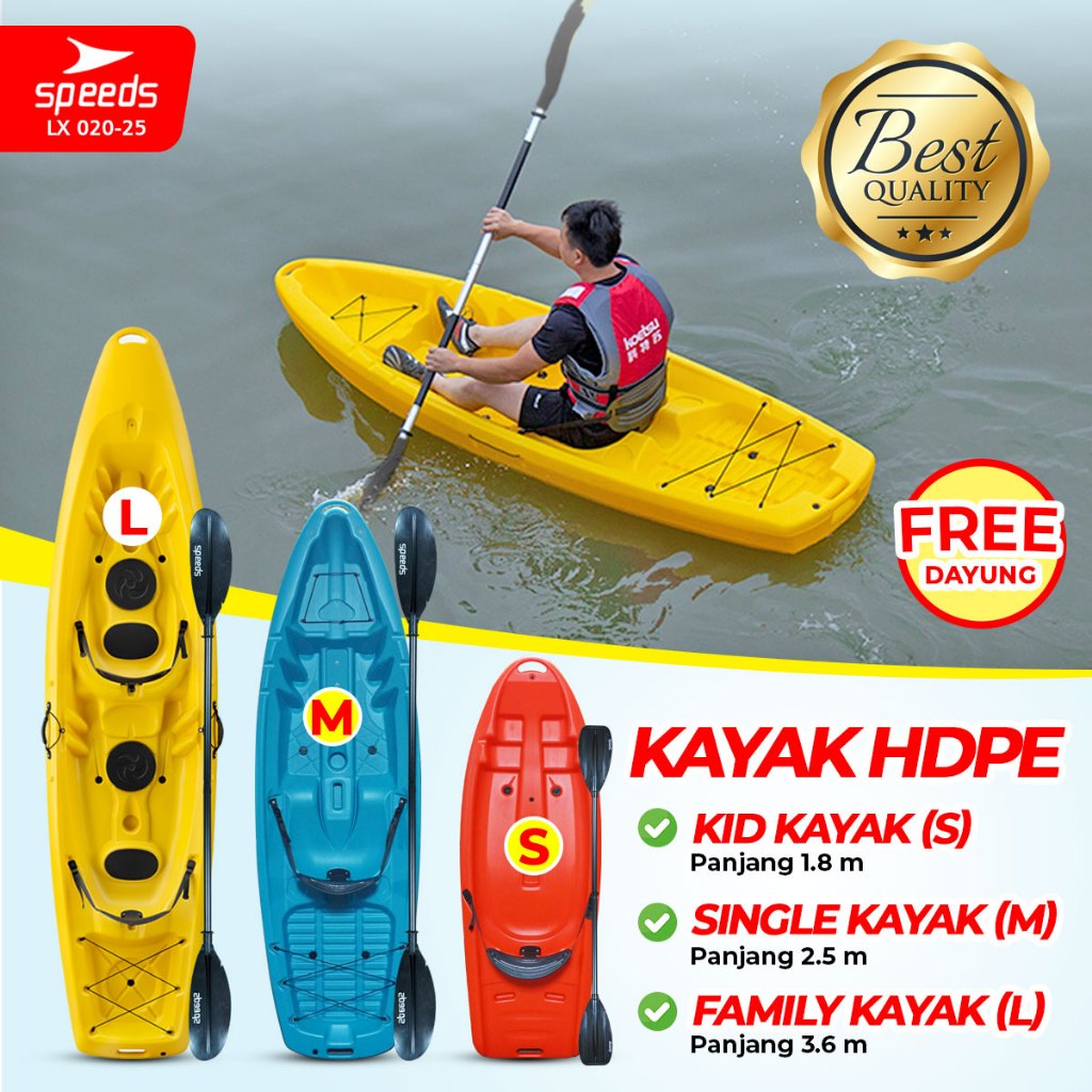 CALARY Perahu Mini Kayak Sampan Perahu Naga Dayung Olahraga Tangan Mengayuh Paddle Conoe Boating 020