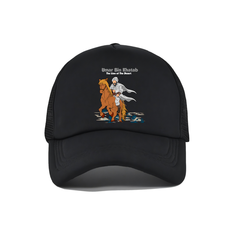 Topi trucker islami islamic Umar Bin Khattab Premium Grosirsweterbandung