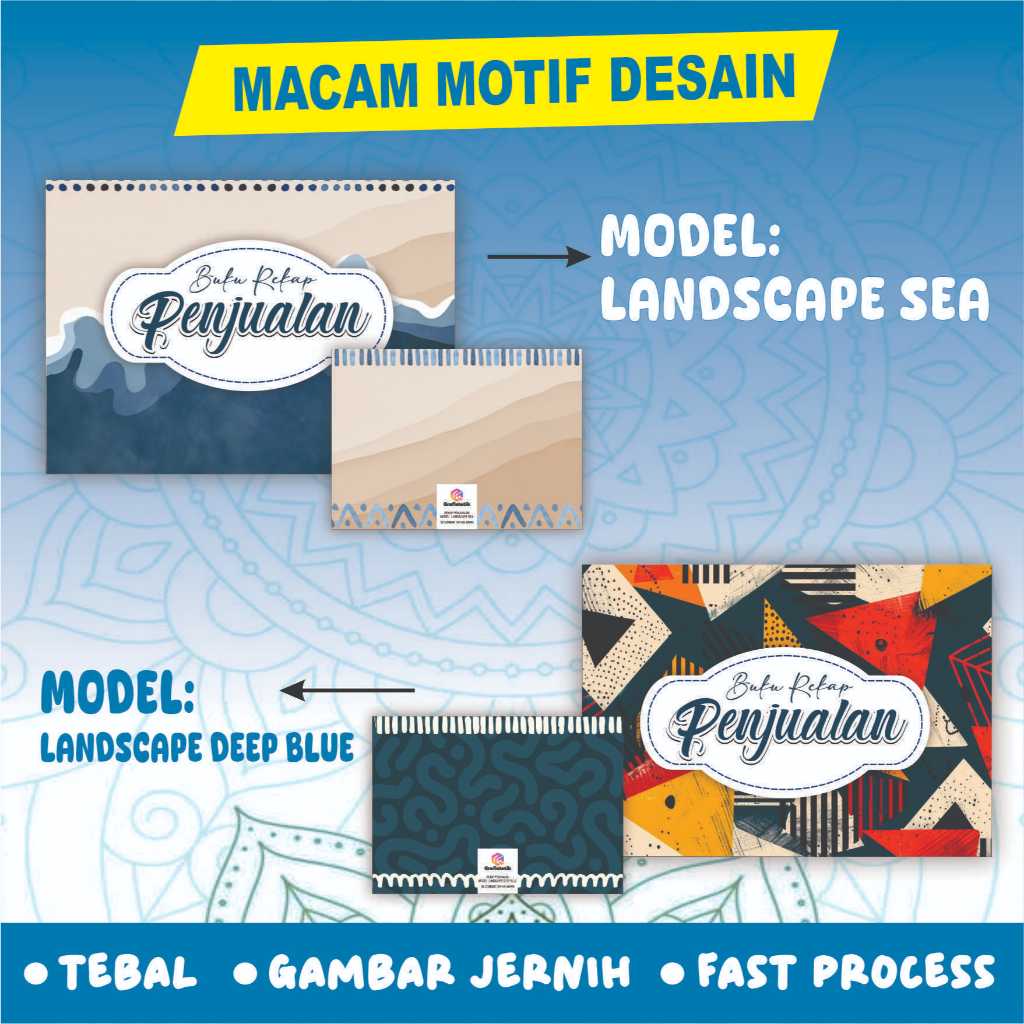 

BUKU REKAP PENJUALAN LANDSCAPE BY GRAFISTETIK