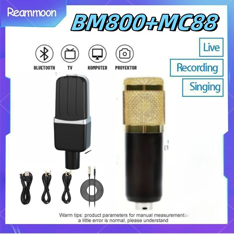 Mixer Audio X50 Soundcard Live Sound Card Bluetooth + Mic Soundcard Karaoke  Mixer Mini Audio