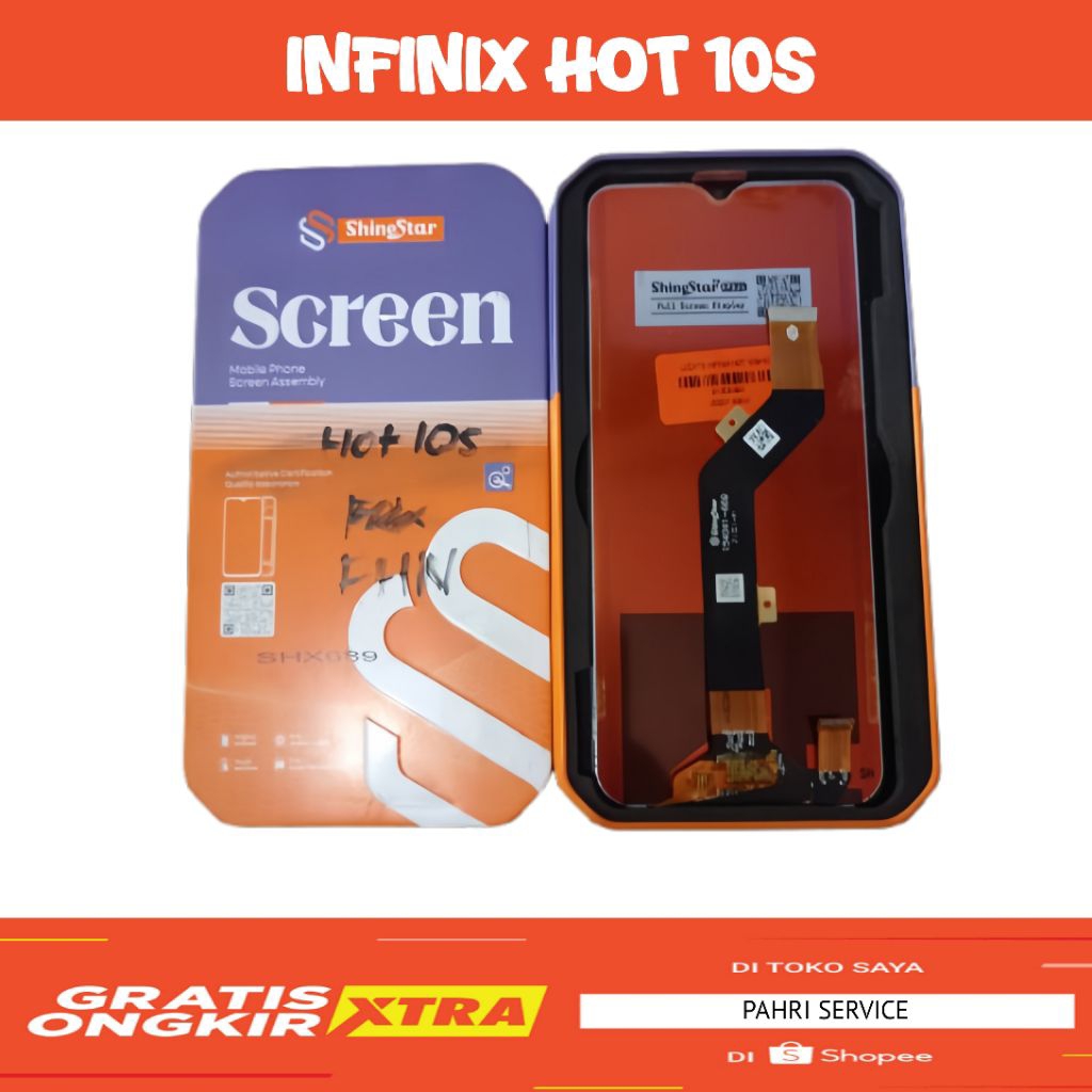 LCD INFINIX HOT 10S X689/X689B/X689D HOT 10T X689C