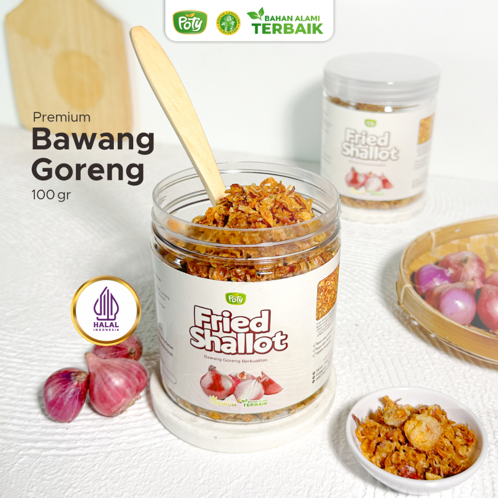 

Bawang Goreng Asli Premium Tanpa Tepung Poty