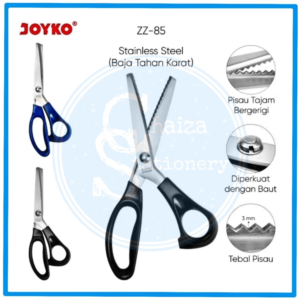 

Gunting ZIG ZAG Joyko ZZ-85 (1pc)