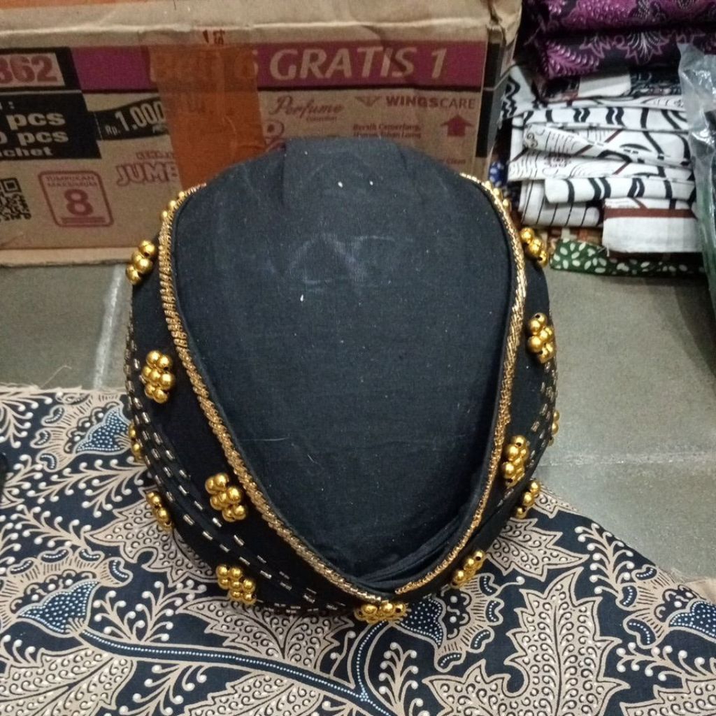 blangkon payet solo perbawan | blangkon adat solo | blangkon manten | balangkon payet | blangkon pol