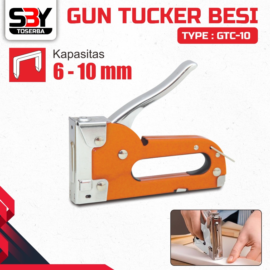 

GUN TUCKER MERK ALDO TYPE GTC-10 (6-10MM) / STAPLER / ALAT STAPLES