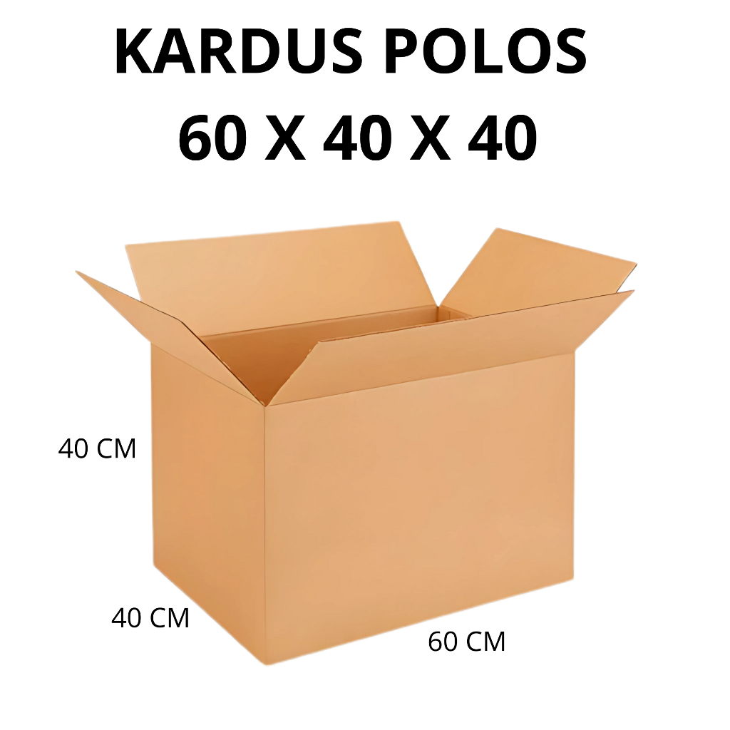 

Kotak Packing Polos 60 X 40 X 40 cm Karton Packing Kardus Polos 60x40x40 cm