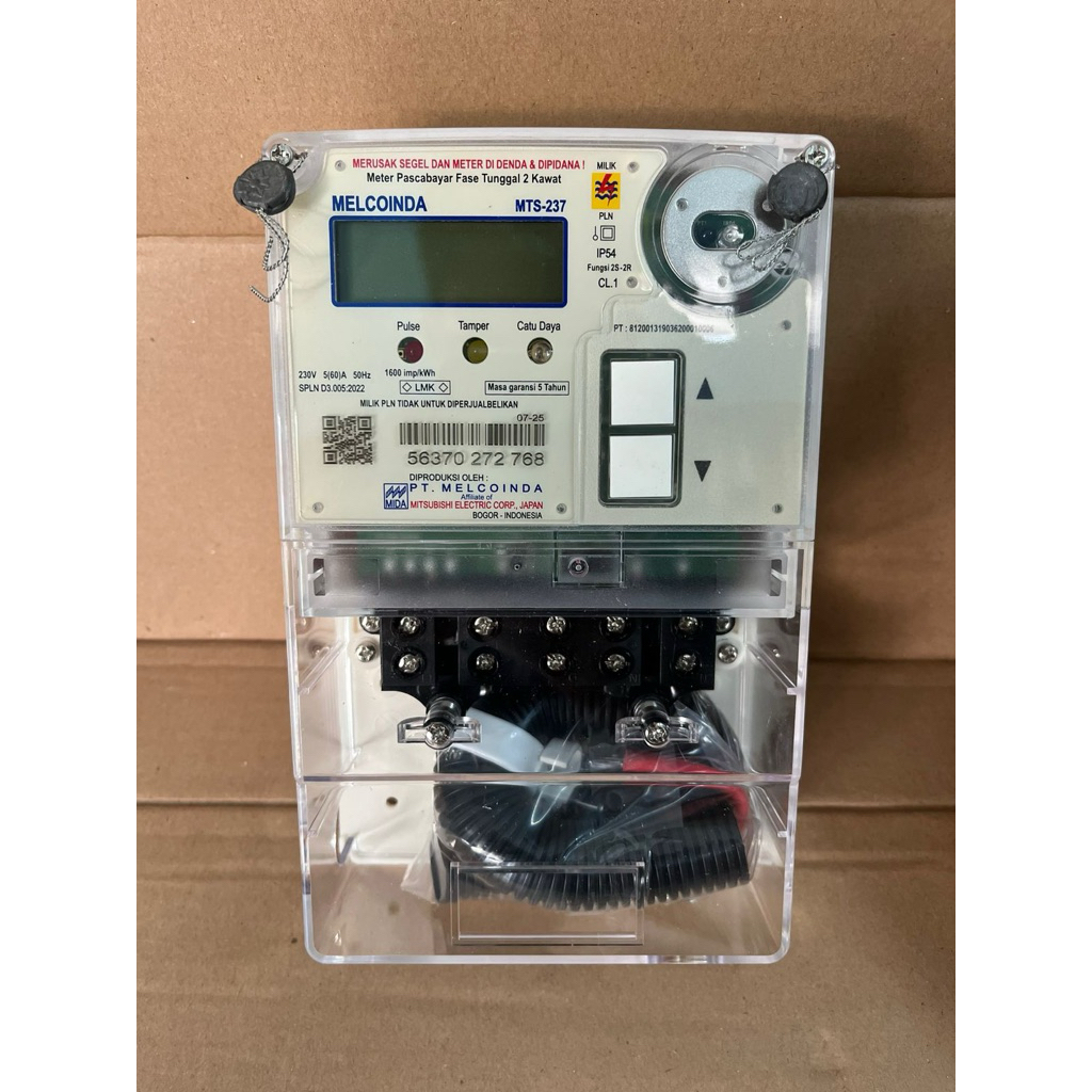 kwh meter melcoinda 5/60 pascabayar