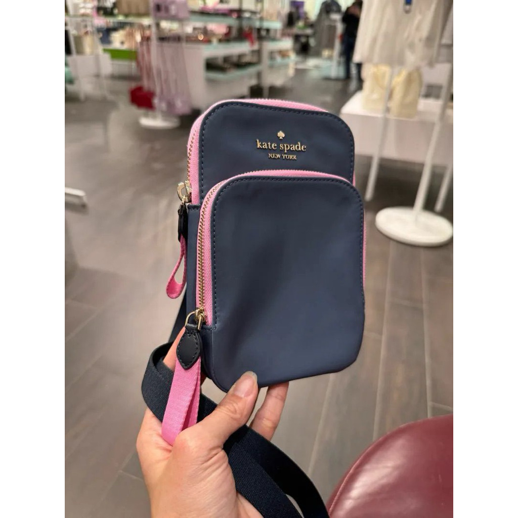 TAS KECIL KS CHELSEA DUAL ZIP PHONE CROSSBODY BAG NYLON