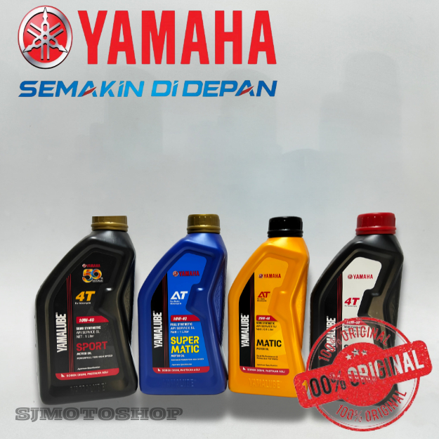 Oli Yamaha Yamalube |Sport 4t 1Liter,Matic 0,8Liter,Super Matic 1Liter,Silver 0,8Liter|
