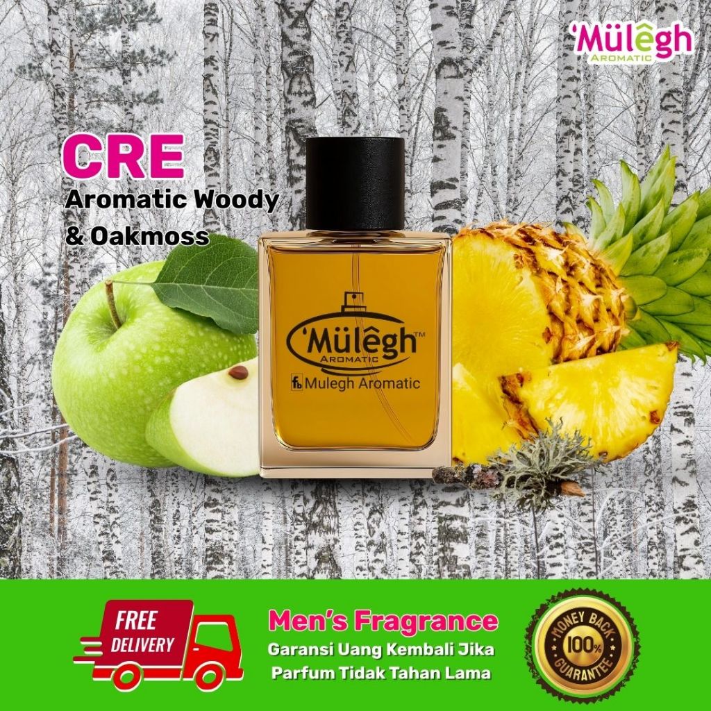 Mulegh Aromatic - CRE | Parfum Pria Berkharisma Best Seller Aromatic Woody Tahan Lama