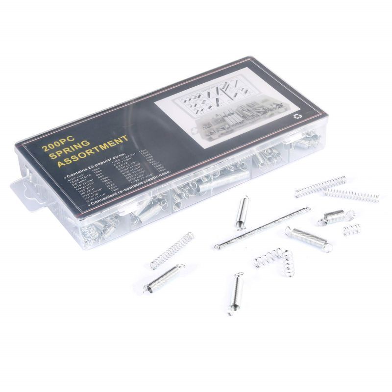 200Pcs Per Pegas Kecil Per Spring Tekan Open Coil Spring Tarik Elastis