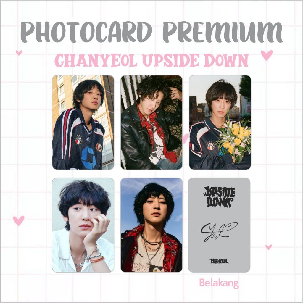 PC PHOTOCARD PREMIUM CHANYEOL BLACK OUT GOOD ENOUGH