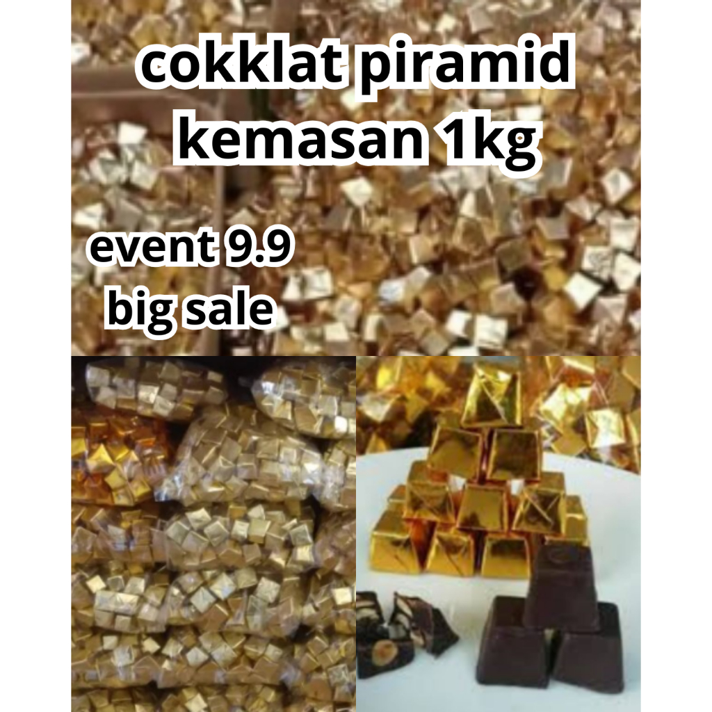 

coklat silverqueen piramid berat 1kg coklelat delfi mix milk isi kacang mede
