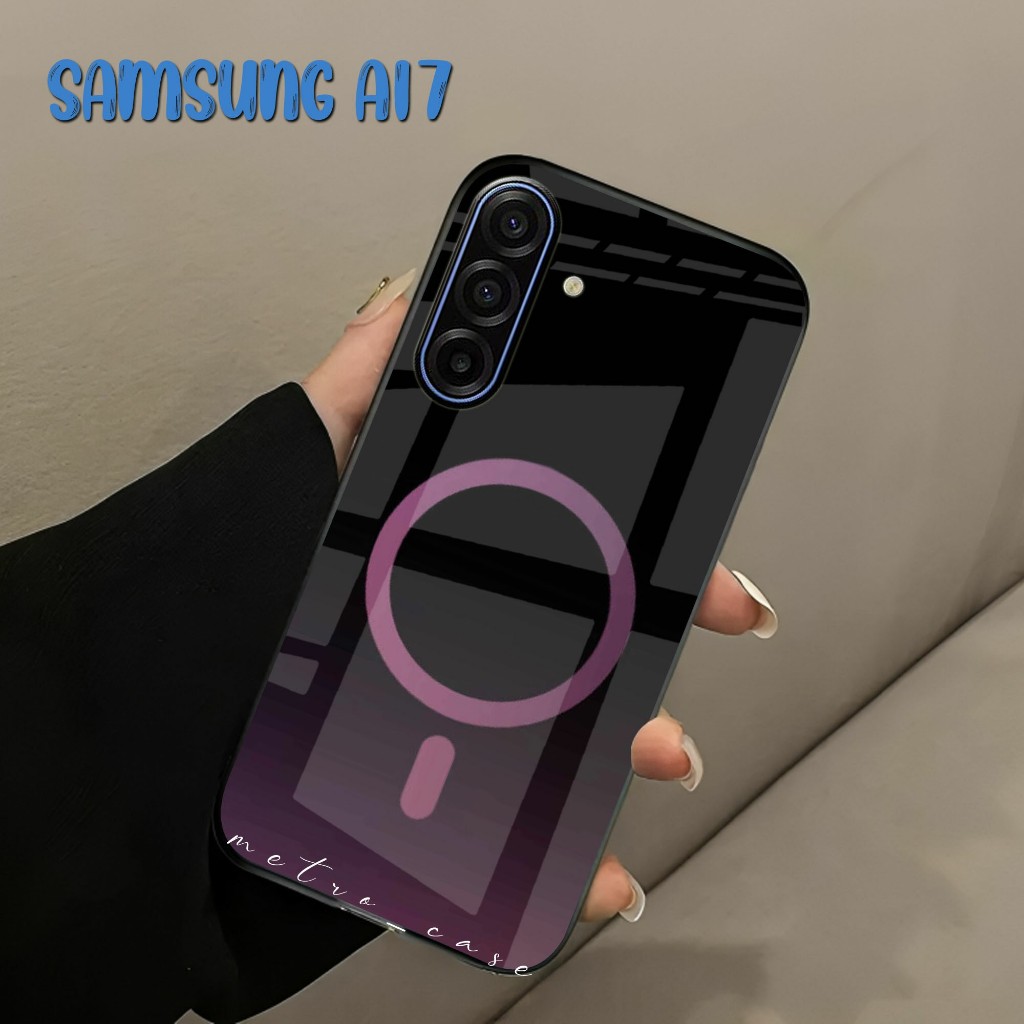 Softcase Glass Kaca Glossy SAMSUNG A17 - SAMSUNG A17 2025 - Case Samsung Terbaru - SAMSUNG A17
