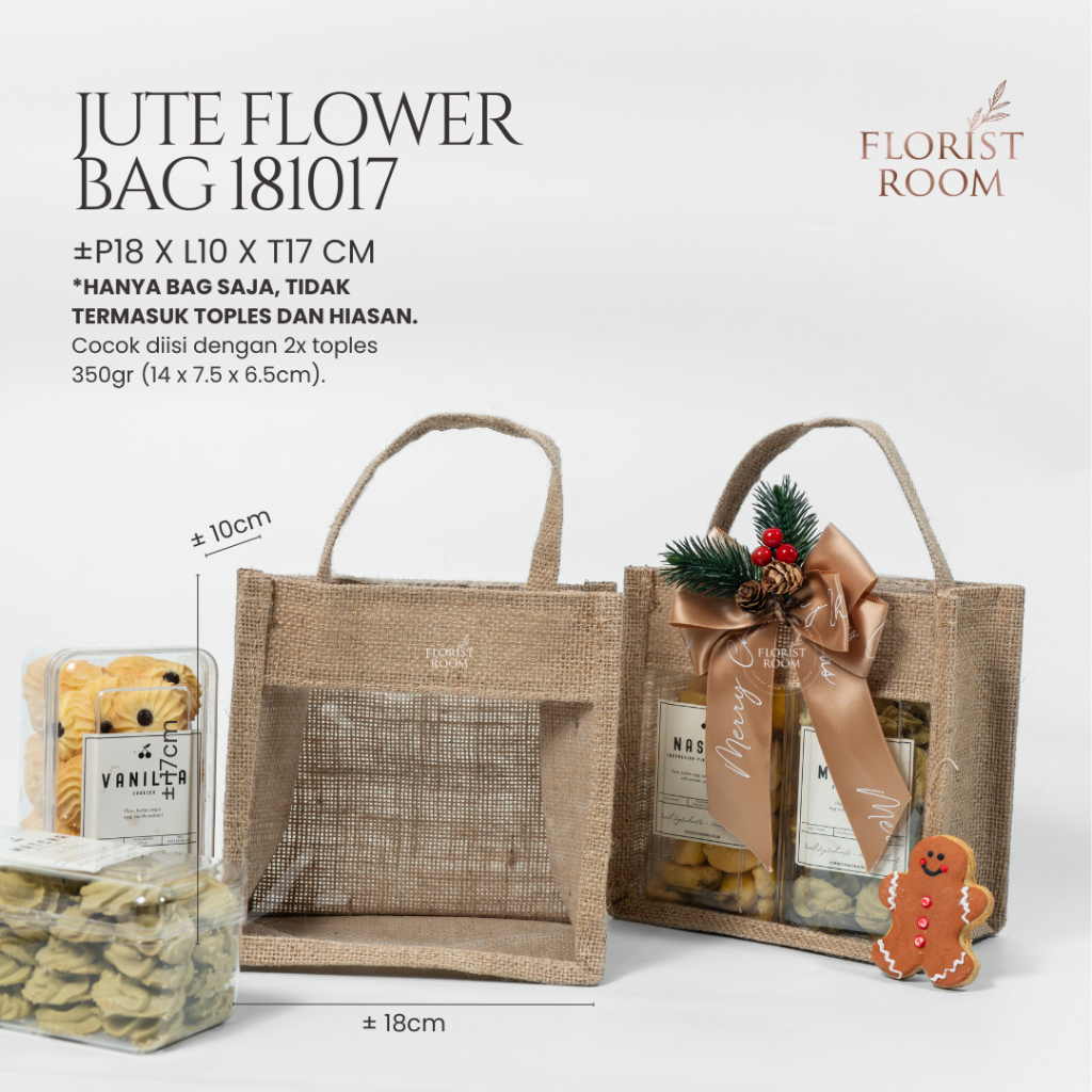 

Jute Flower Bag 181017 - Goodie Bag