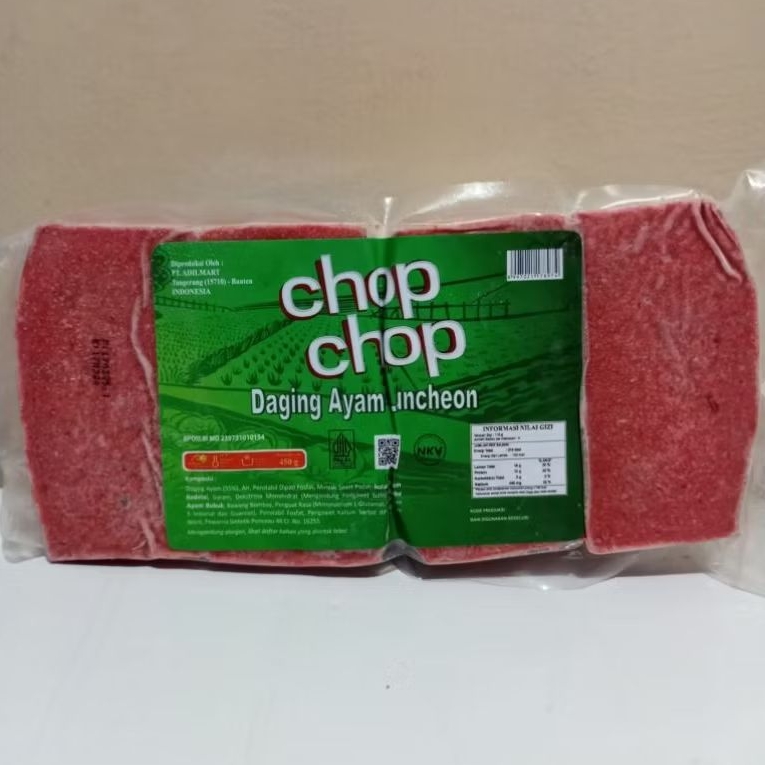 

CHOP CHOP DAGING AYAM LUNCHEON KOTAK | KORNET KOTAK 450 GR ISI 4