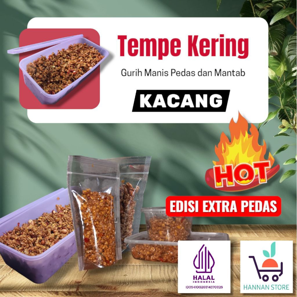 

Tempe keri g extrapedas varian kacang