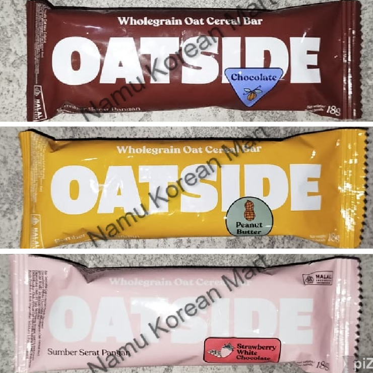 

Oatside Snack Bar PCS / Oat Cereal Bar / Wholegrain Cereal Bar / Snack Oat / Cemilan Sehat / Cereal Bar