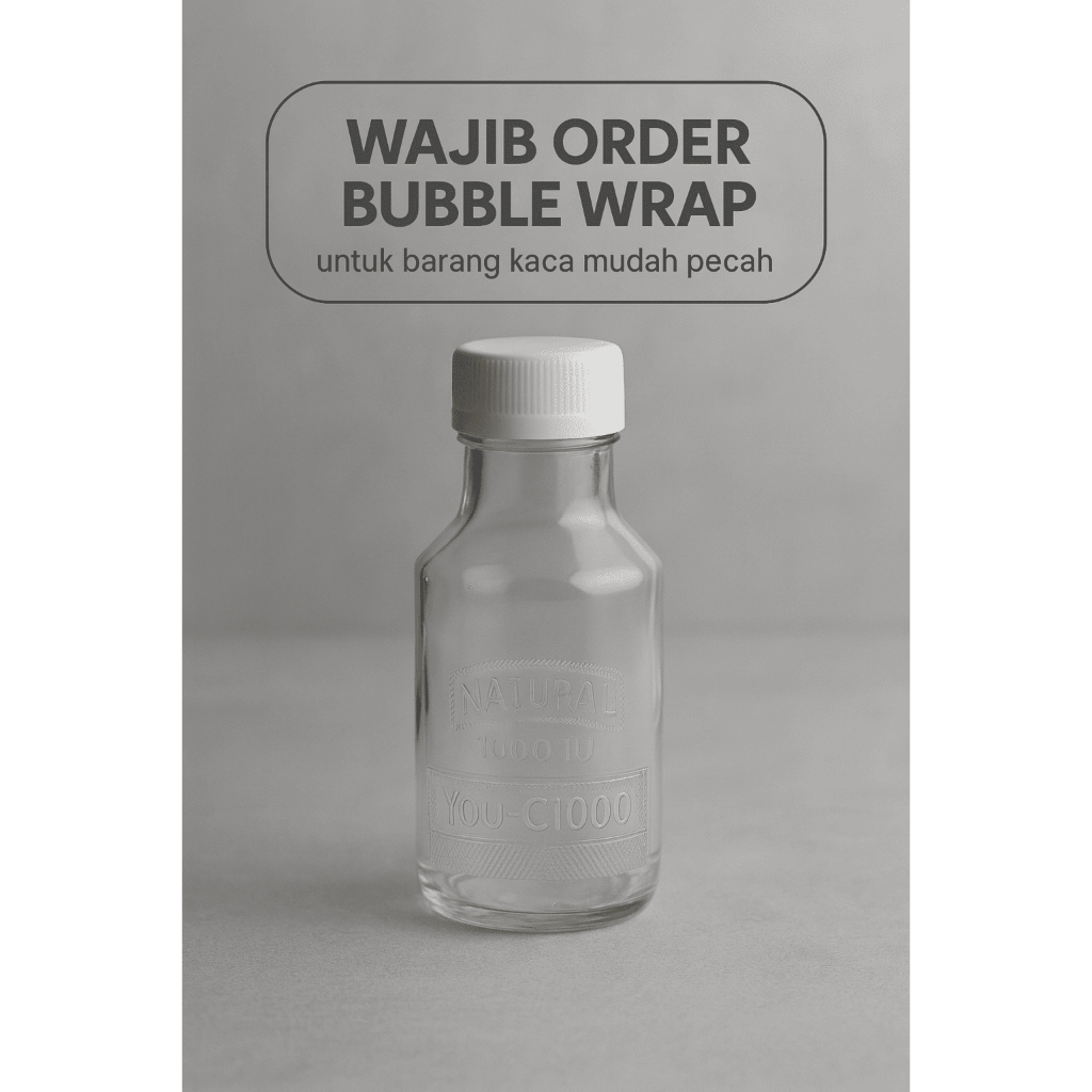 Botol Kaca UC 100 ml botol uc 1000, botol kaca 150ml, botol kaca yu c1000