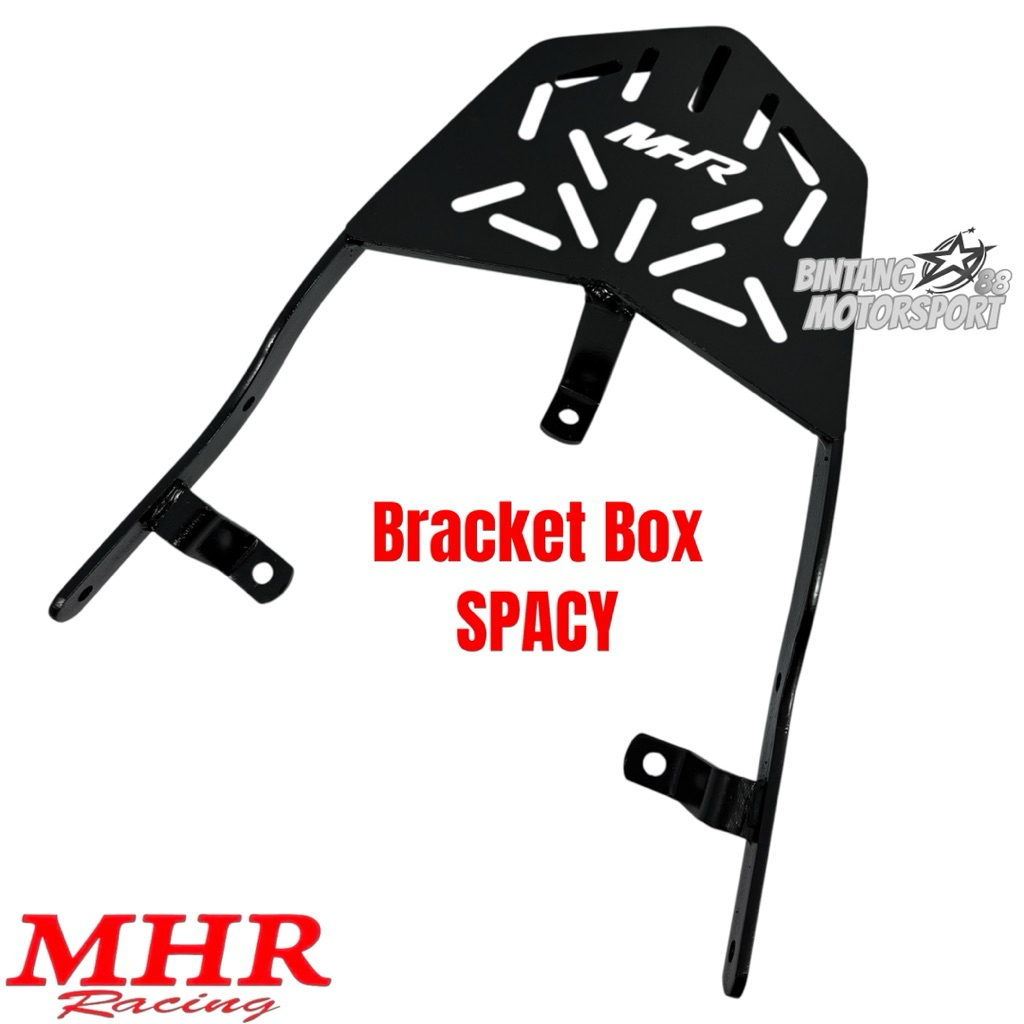 Breket Bracket Box Motor Belakang SPACY / VARIO 125 BOHLAM Besi Tebal Kokoh MHR RACING