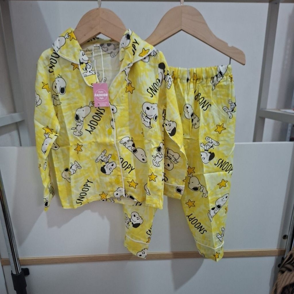 Baju tidur anak  Snoopy