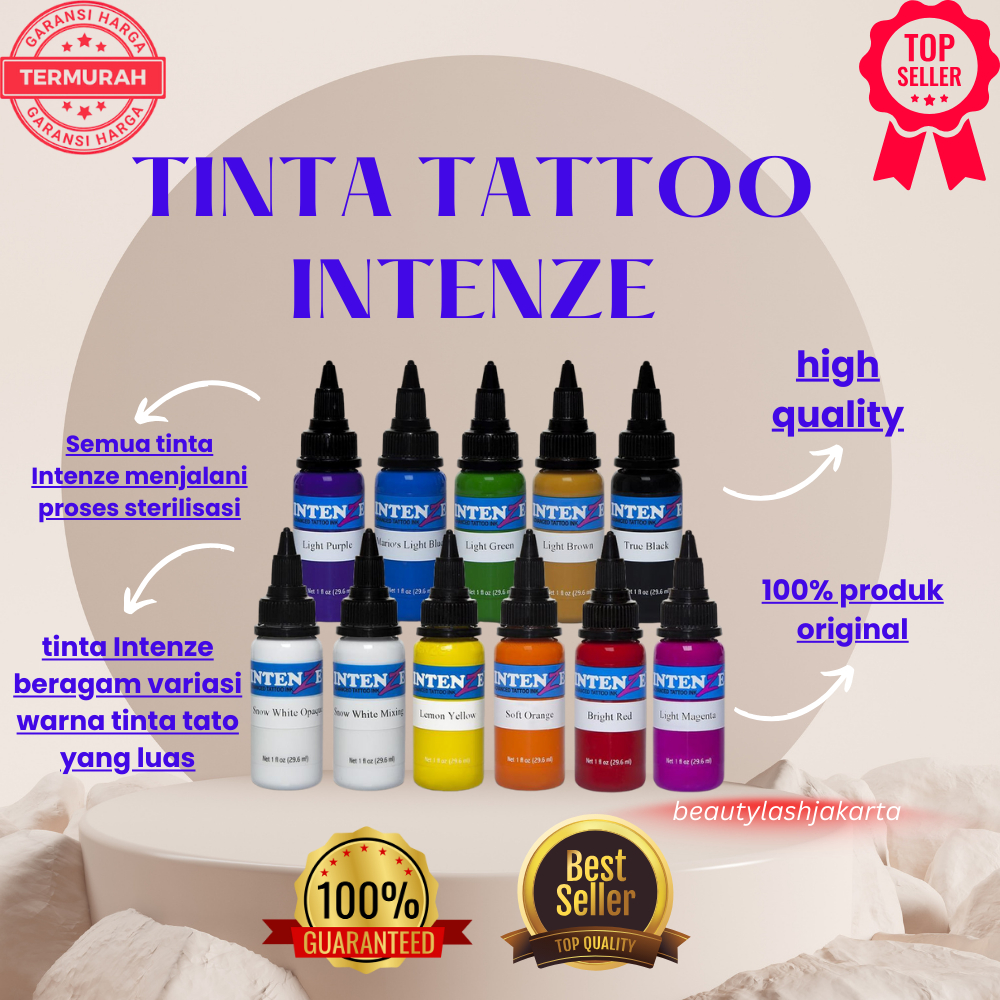TINTA TATTO INTENZE / TATTOO INTENZE 15ml TATOO/TATO/TATTOO