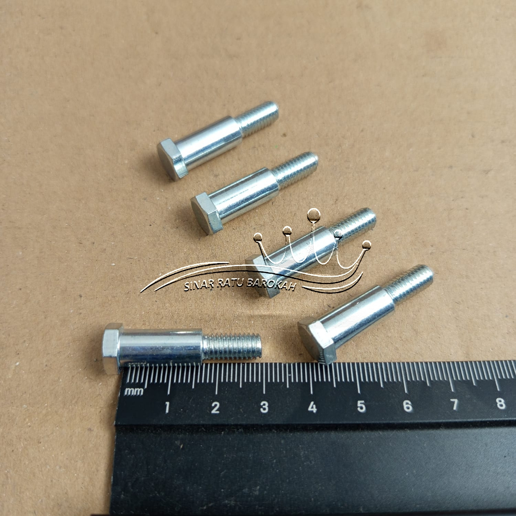 BAUT HANDEL HANDLE REM MOTOR HONDA SUPRA M6X30 BAUD KUNCI 10 M6 X 30 6X30 6 X 30 DIAMETER DRAT 6MM P