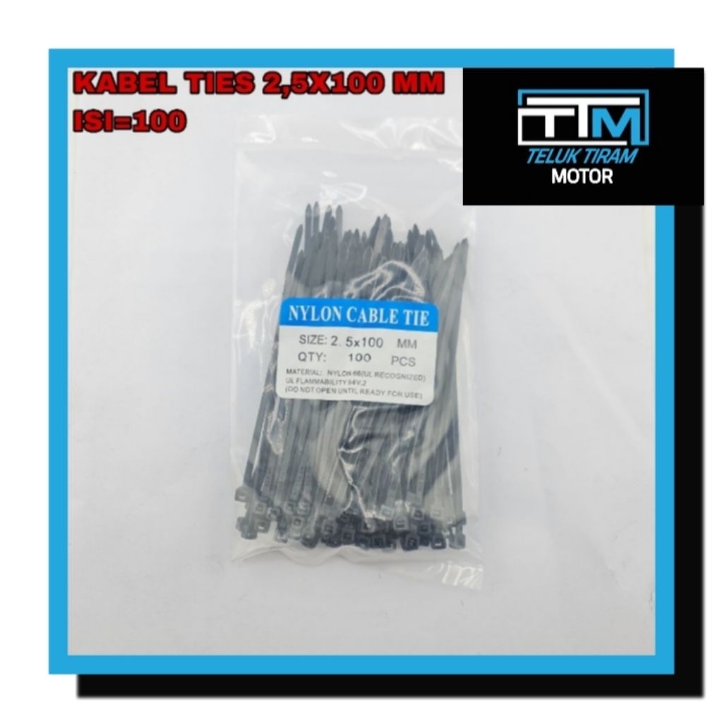 

Kabel cabel ties 2,5x100mm 100pcs