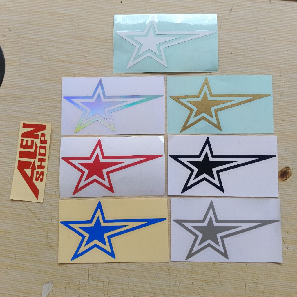 

STIKER CUTTING BINTANG