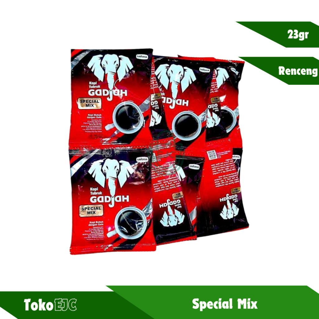 

[EJC] GADJAH KOPI TUBRUK SPECIAL MIX RENCENG 23g