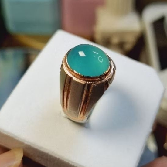 Cincin Batu Bacan Doko Crystal Giwang Super | Bacan Kasta Tinggi