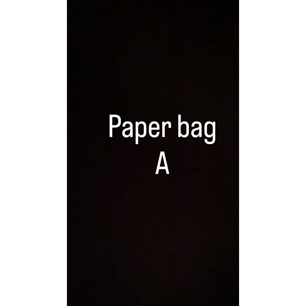 

paper bag A