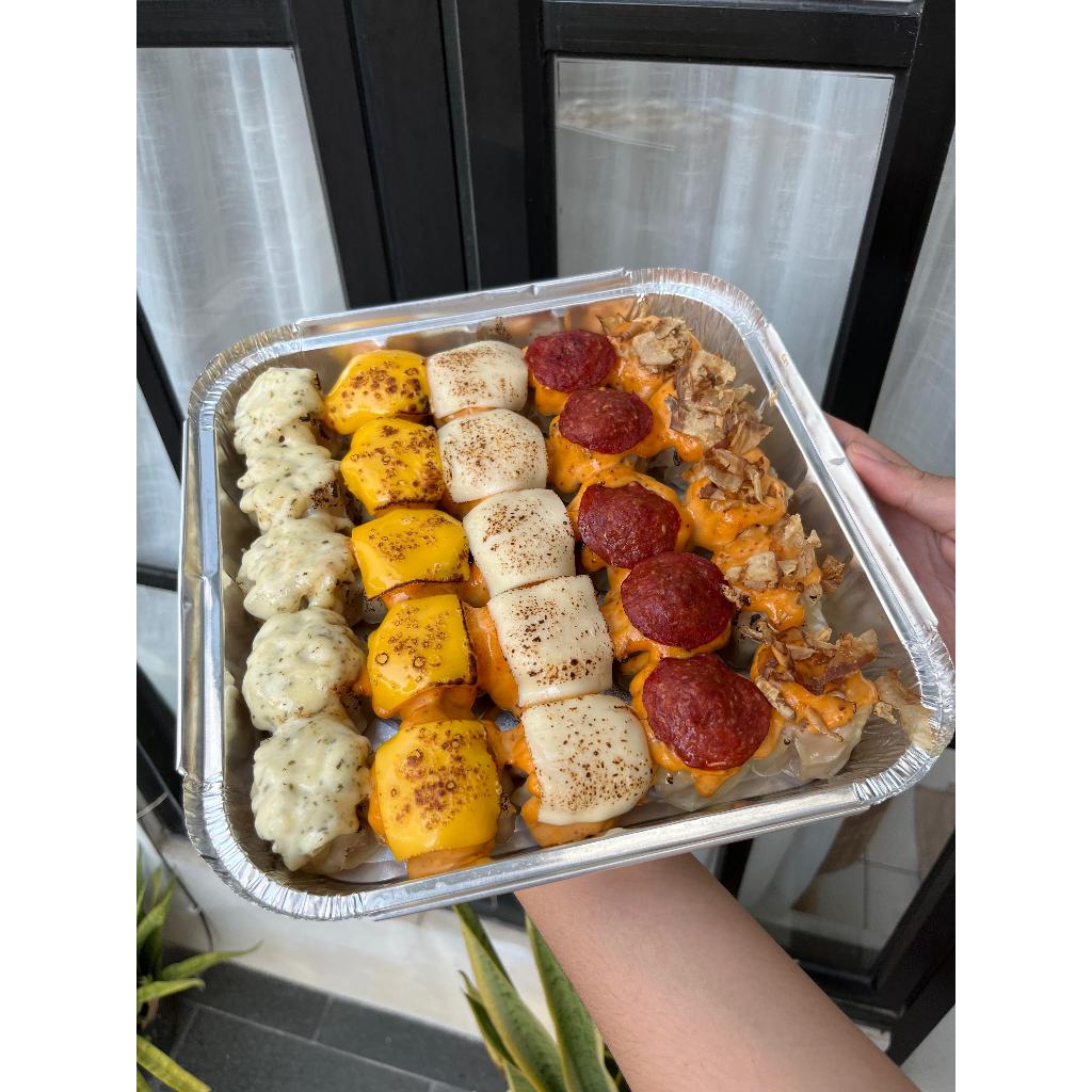 

Dimsum Mentai Topping Beef Pepperoni - Takka Dimsum