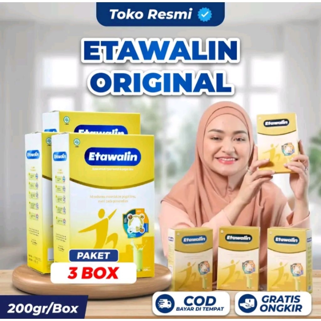

Etawalin 3 Box - Susu Kambing Etawalin Asli Original Atasi Nyeri Sendi dan Tulang