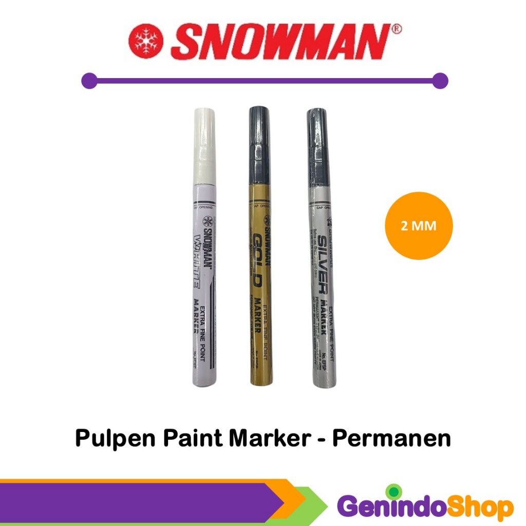

Pulpen Permanen 2 mm / Paint Marker Snowman
