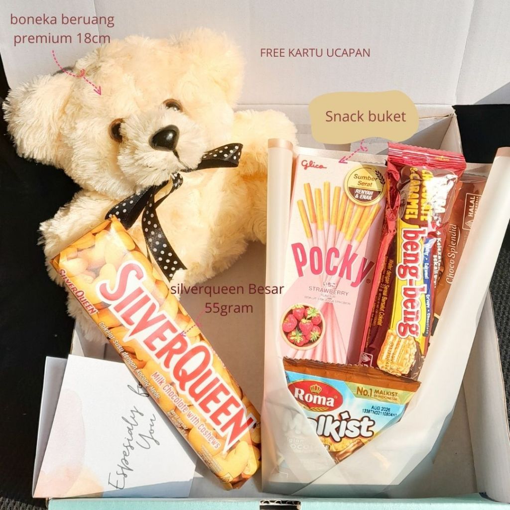 Kado Ulang Tahun Cewek Gift Box Birthday  Hampers Snack  Hadiah Ulang Tahun Pacar