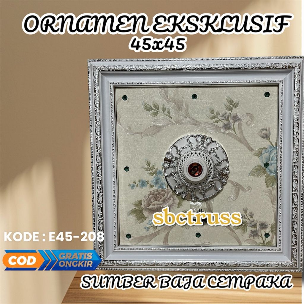 Fitting Lampu Plafon - Ornamen Plafon - Lampu Plafon