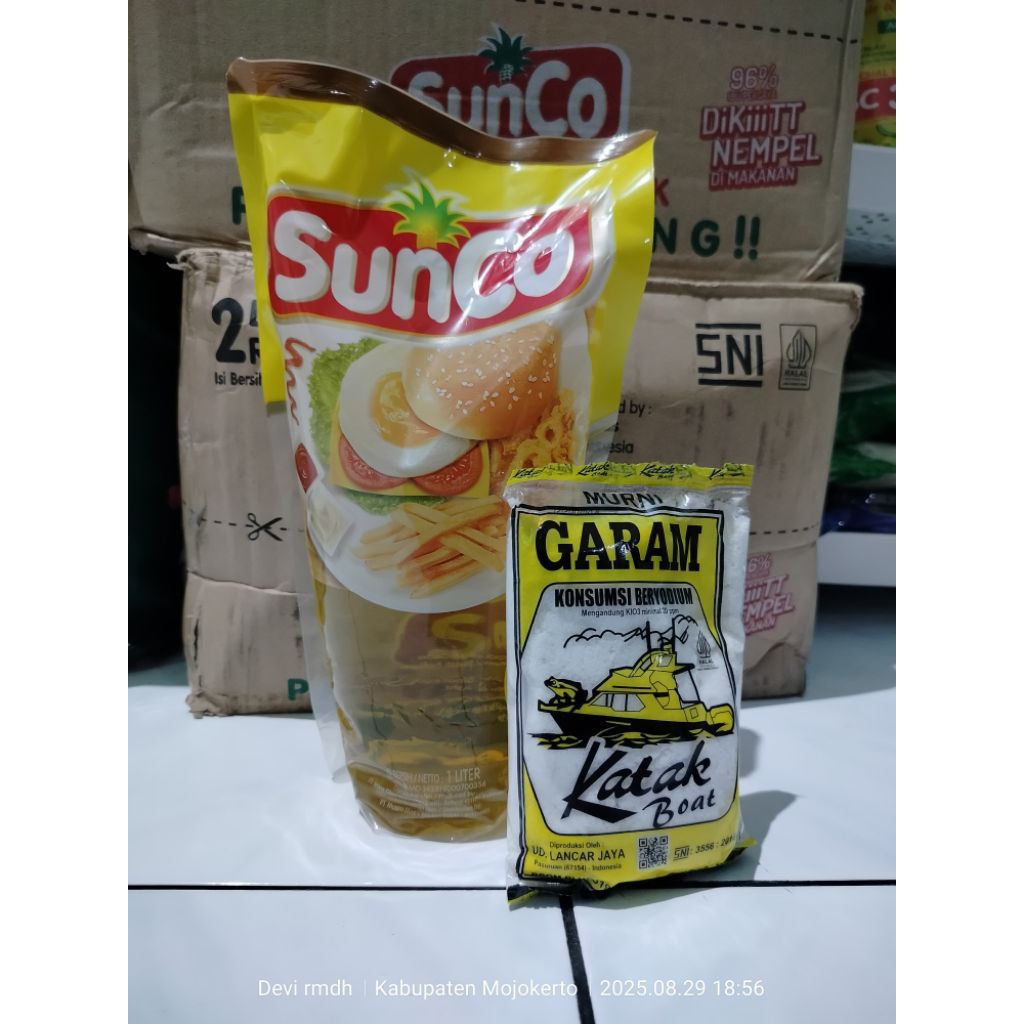 

paket garam dan sunco 1liter
