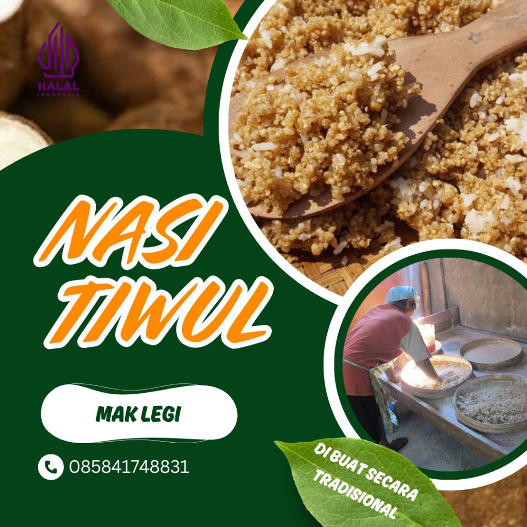 

Tiwul instan 500 gram | nasi singkong khas lampung