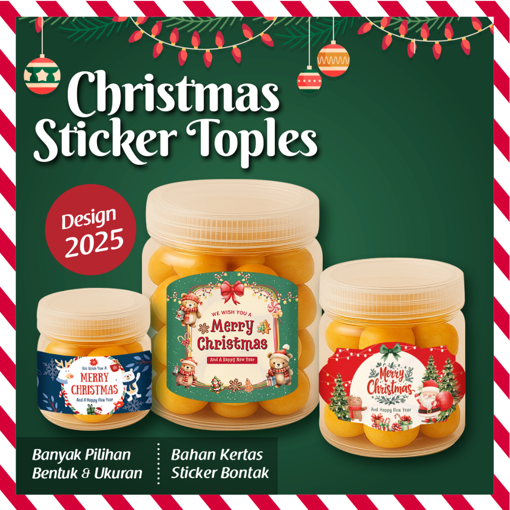 

Sticker Toples Christmas/ Sticker Toples Natal/ Sticker Natal