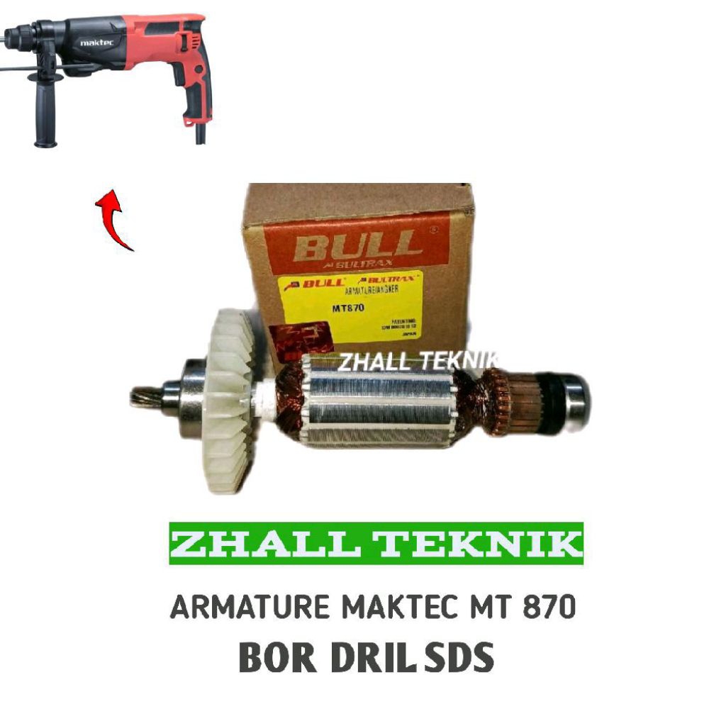 Armature Untuk Maktec MT 870 mesin bor drill angker maktec MT 870