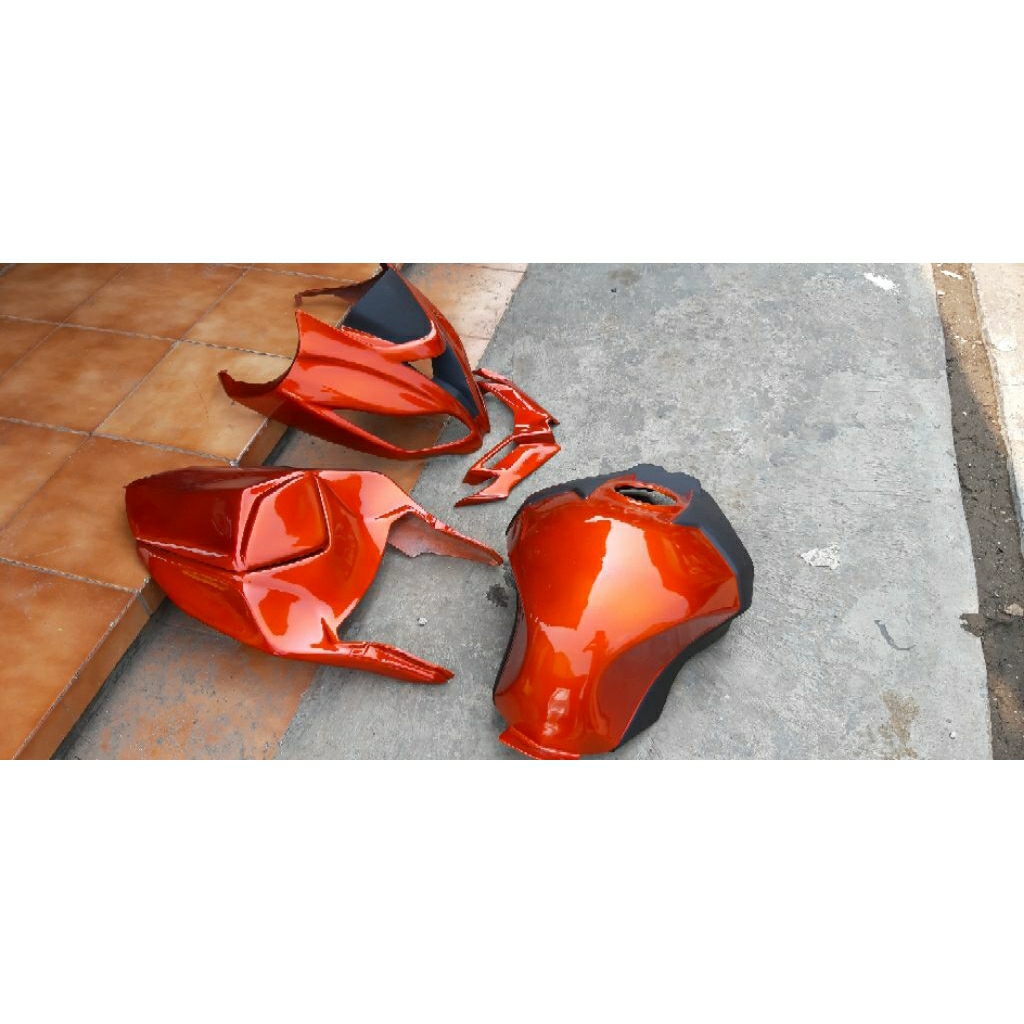 Paket cover tanki kedok dan body model ZX636 Pnp Ninja 250 FI