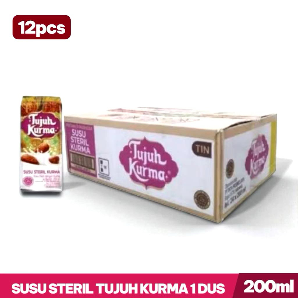 

Susu Tujuh Kurma Susu steril Tujuh Kurma 200 ml isi 12 pcs