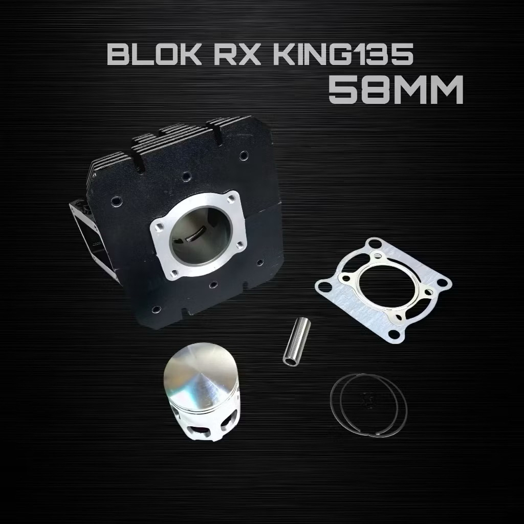BLOK SEHER CYLINDER BLOK YAMAHA RX KING RXKING RX KING 135 58MM