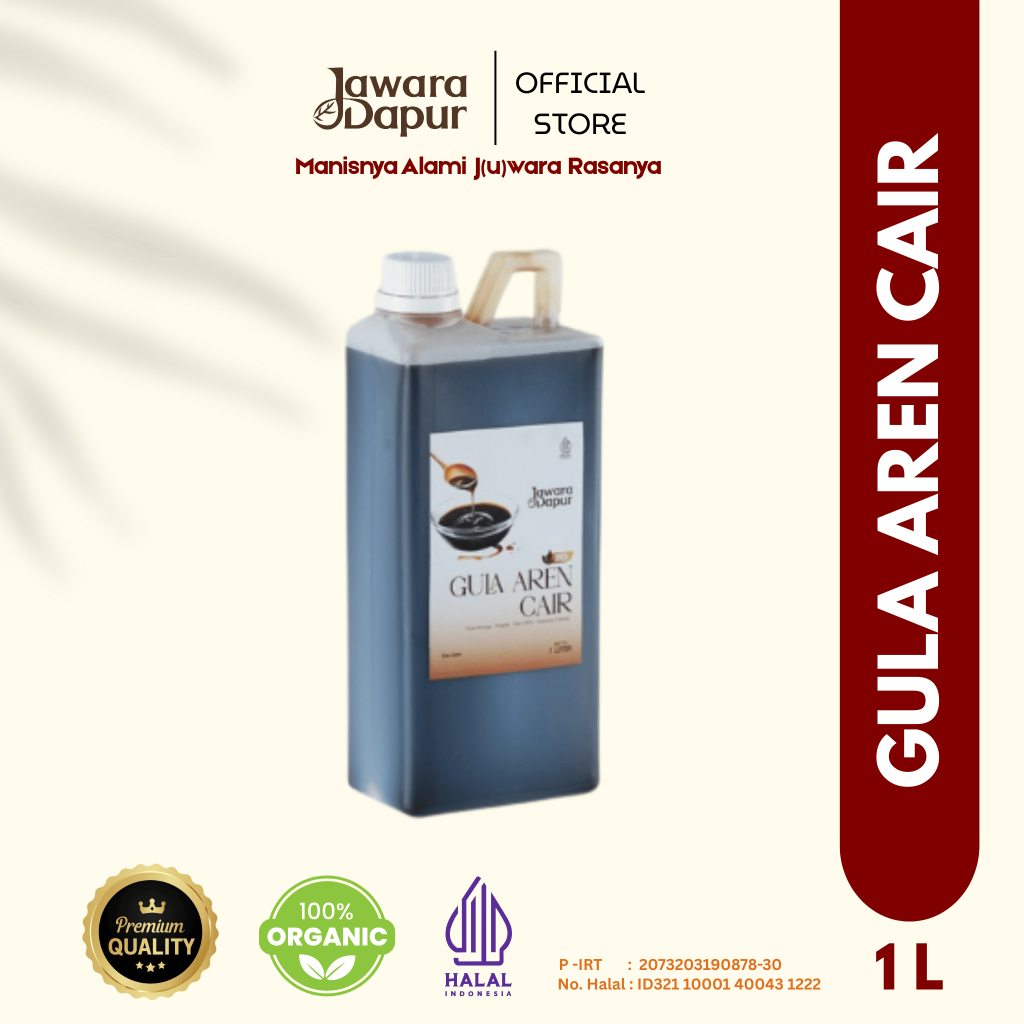 

JAWARA l Gula Aren Cair PREMIUM QUALITY Jawara Dapur 1 Liter